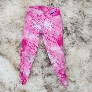Nike DRI-FIT Leggings 3/4 Length Little Girl Size S (4-5T)